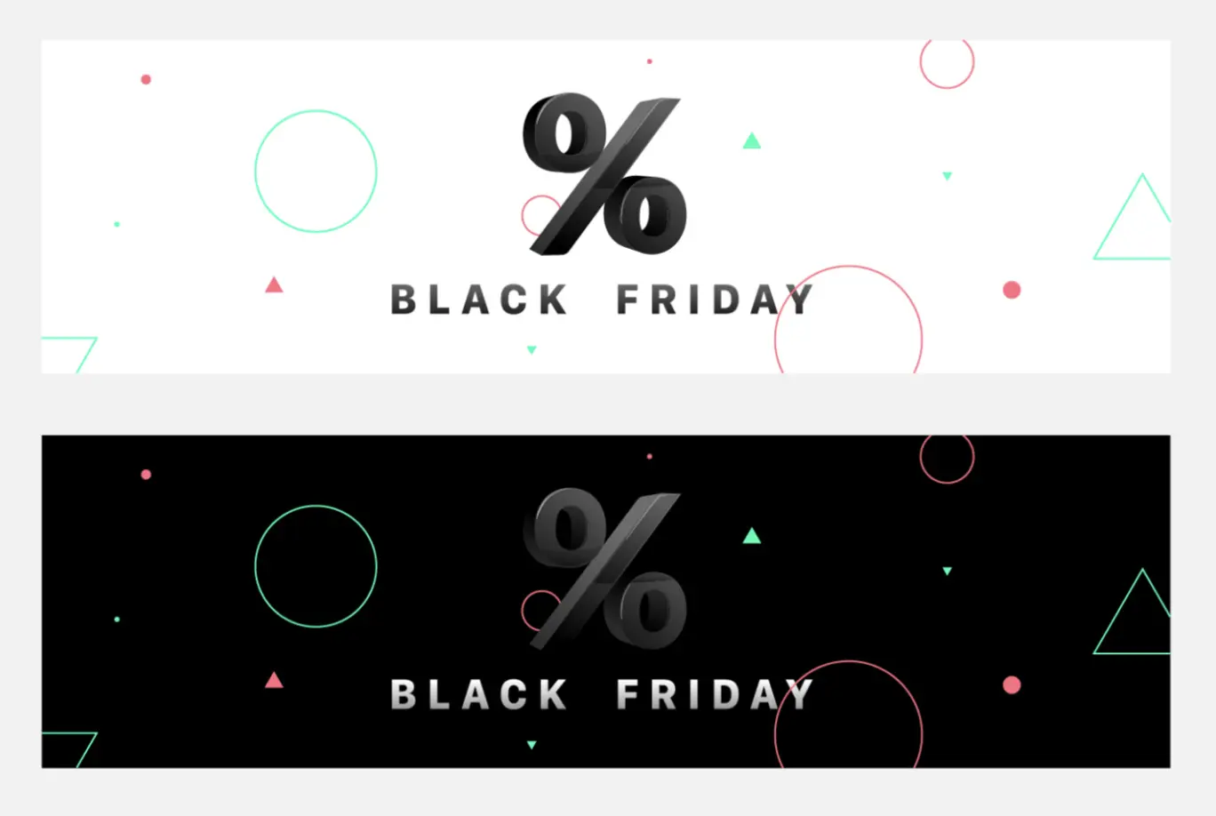black friday banners