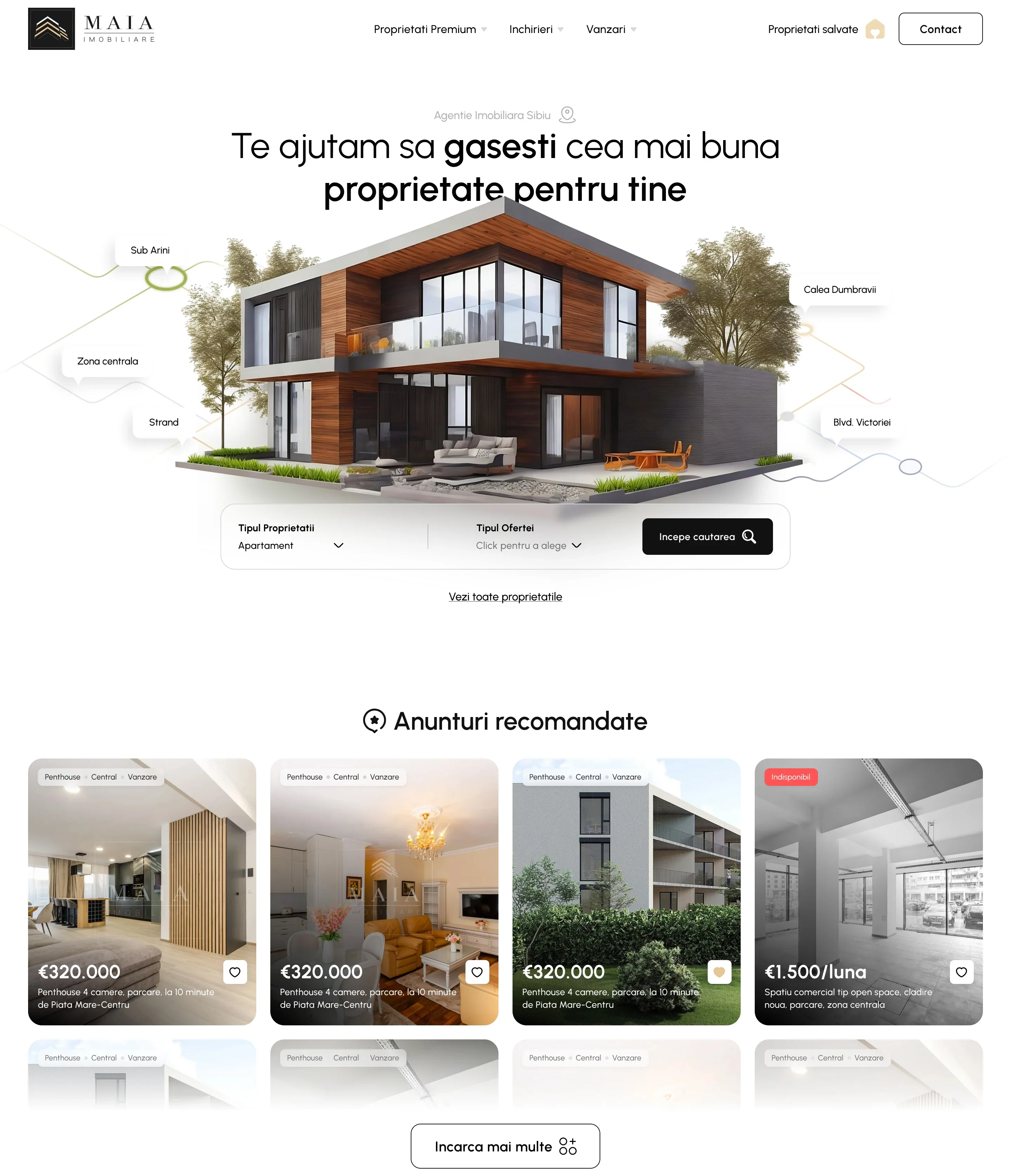 California real estate web design