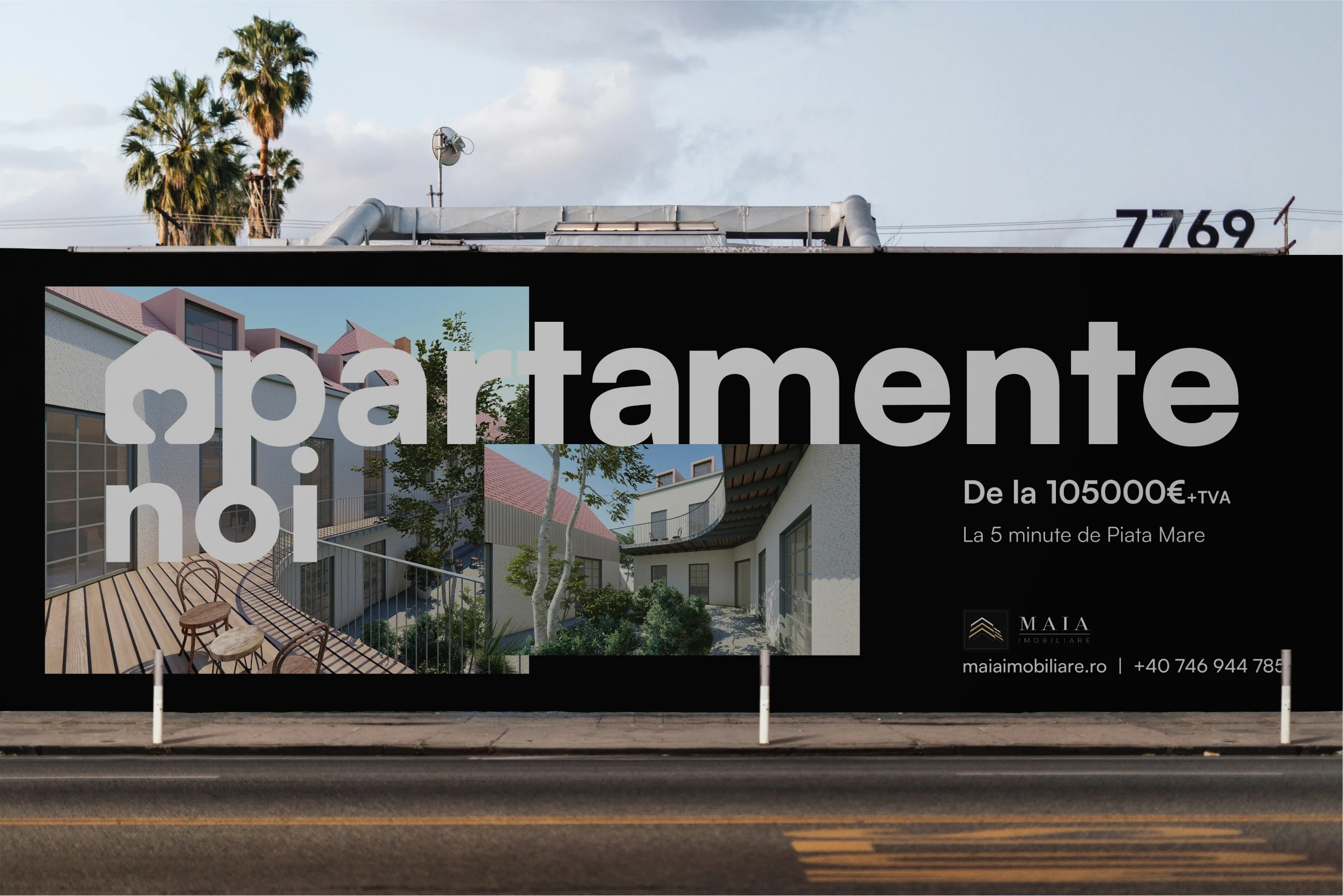 Apartment billboard, designed by Creatif Agency