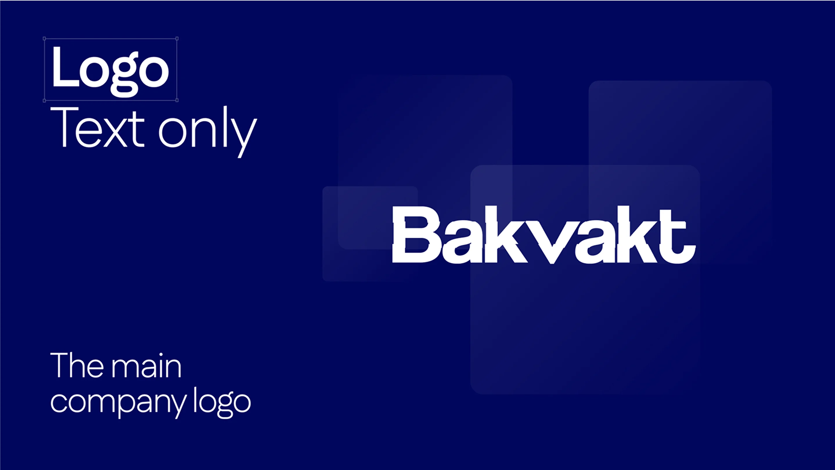 Bakvakt text logo