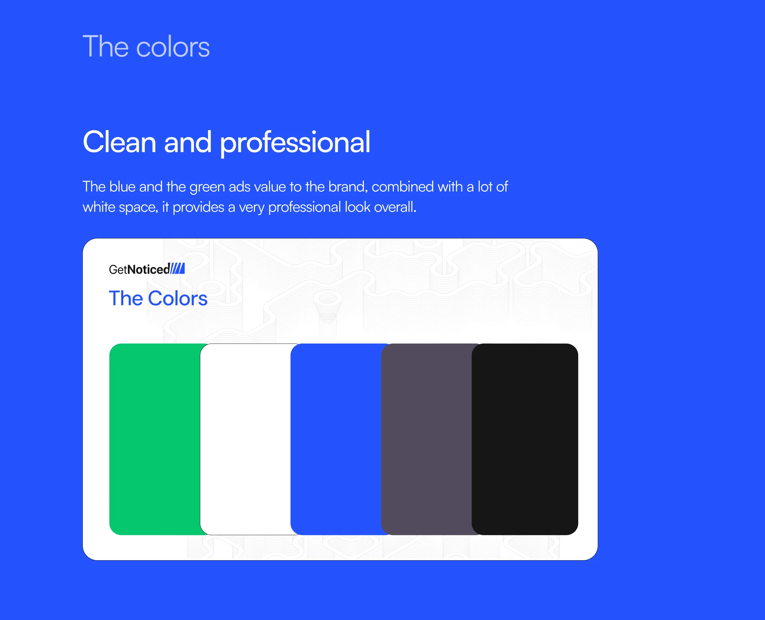 Website color design scheme