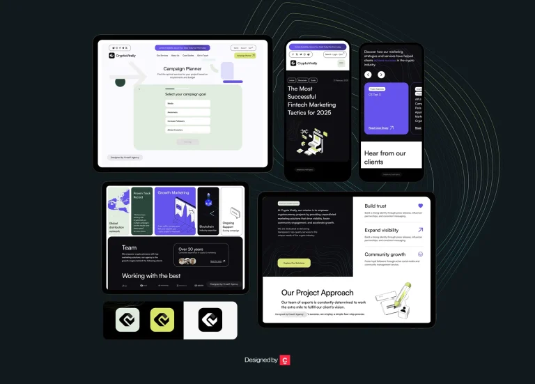Crypto Business Website