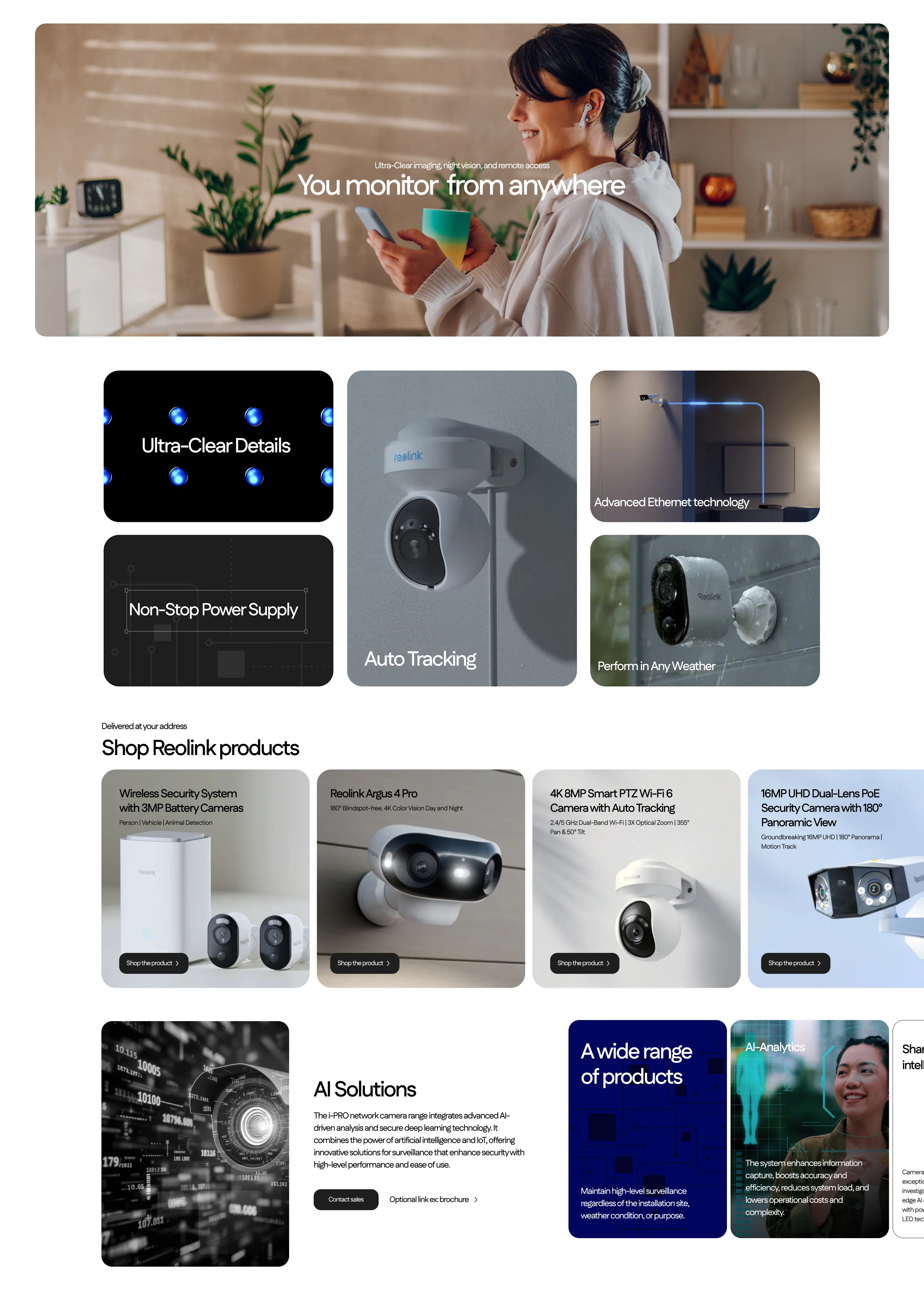CCTV Web design