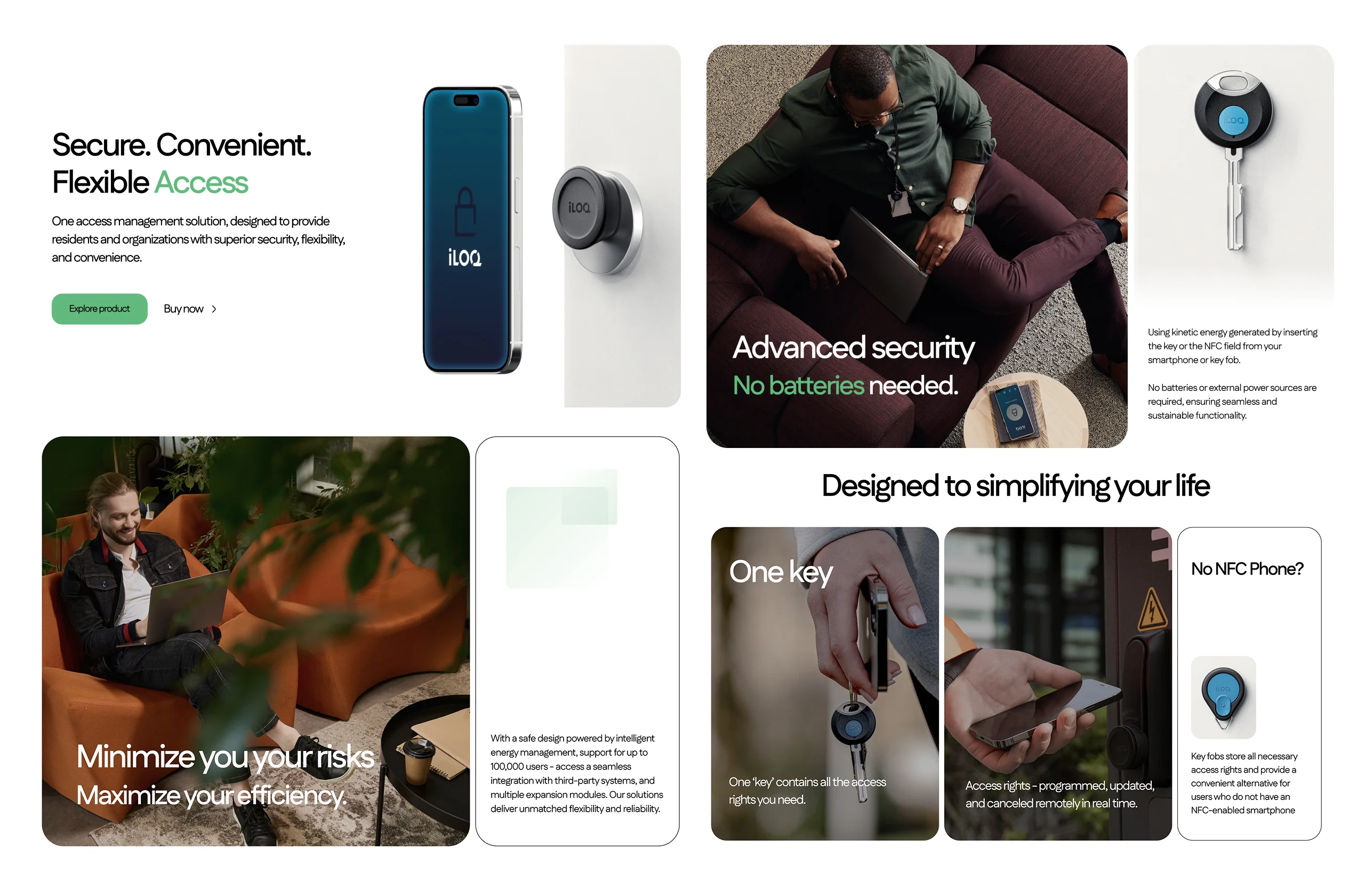 Smart locks web design