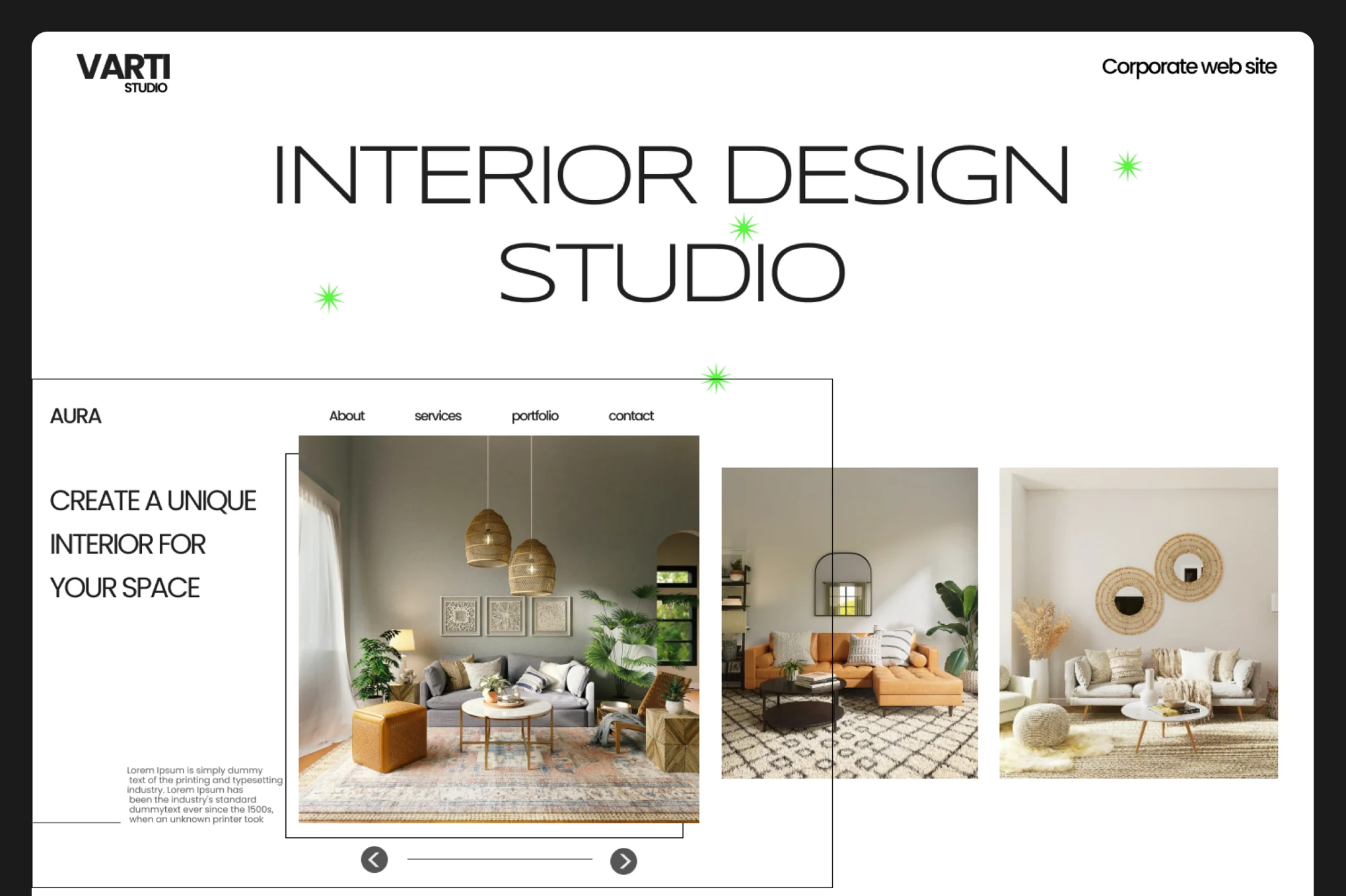 interior design website