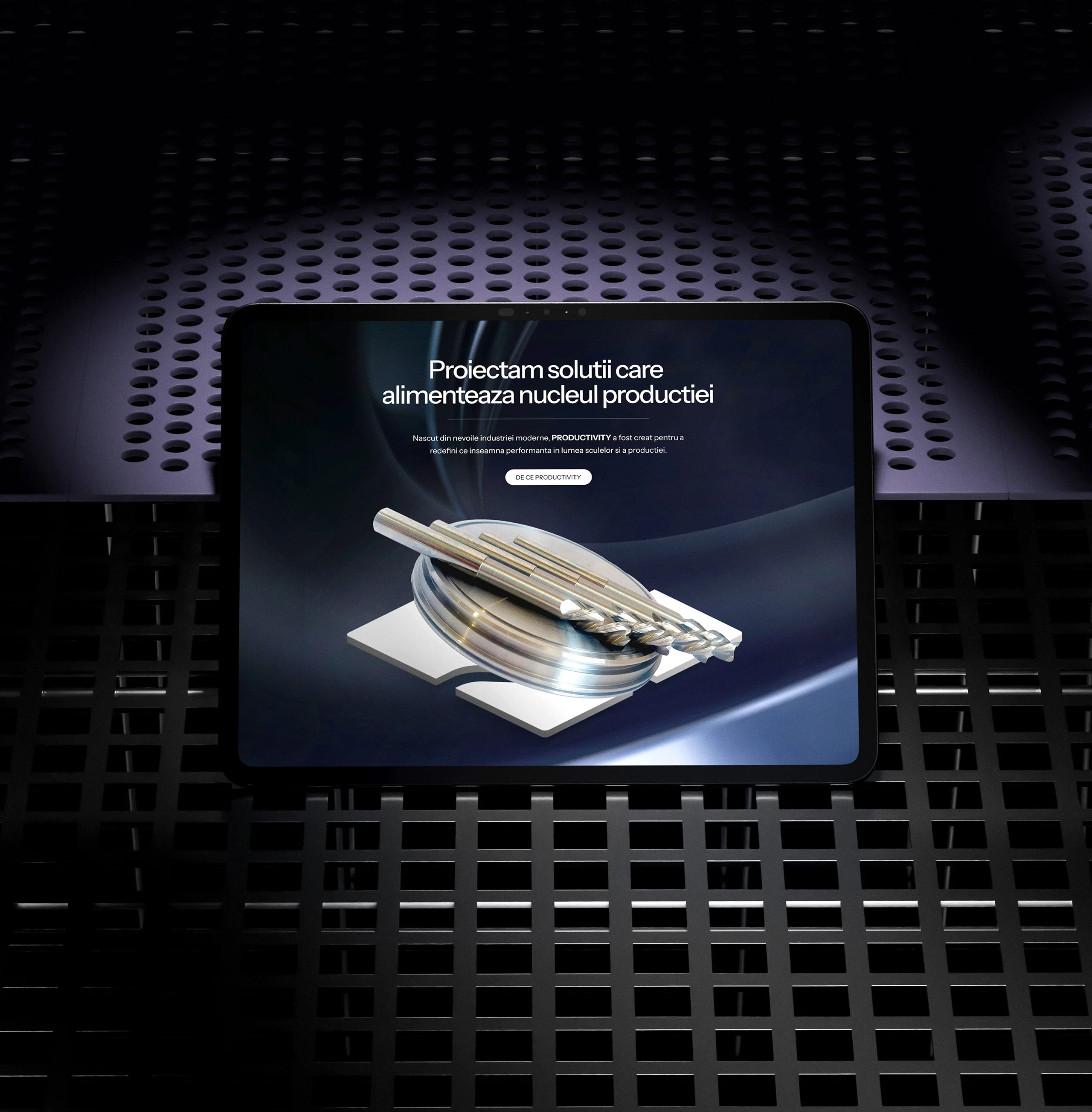 Productivity website design, by Creatif