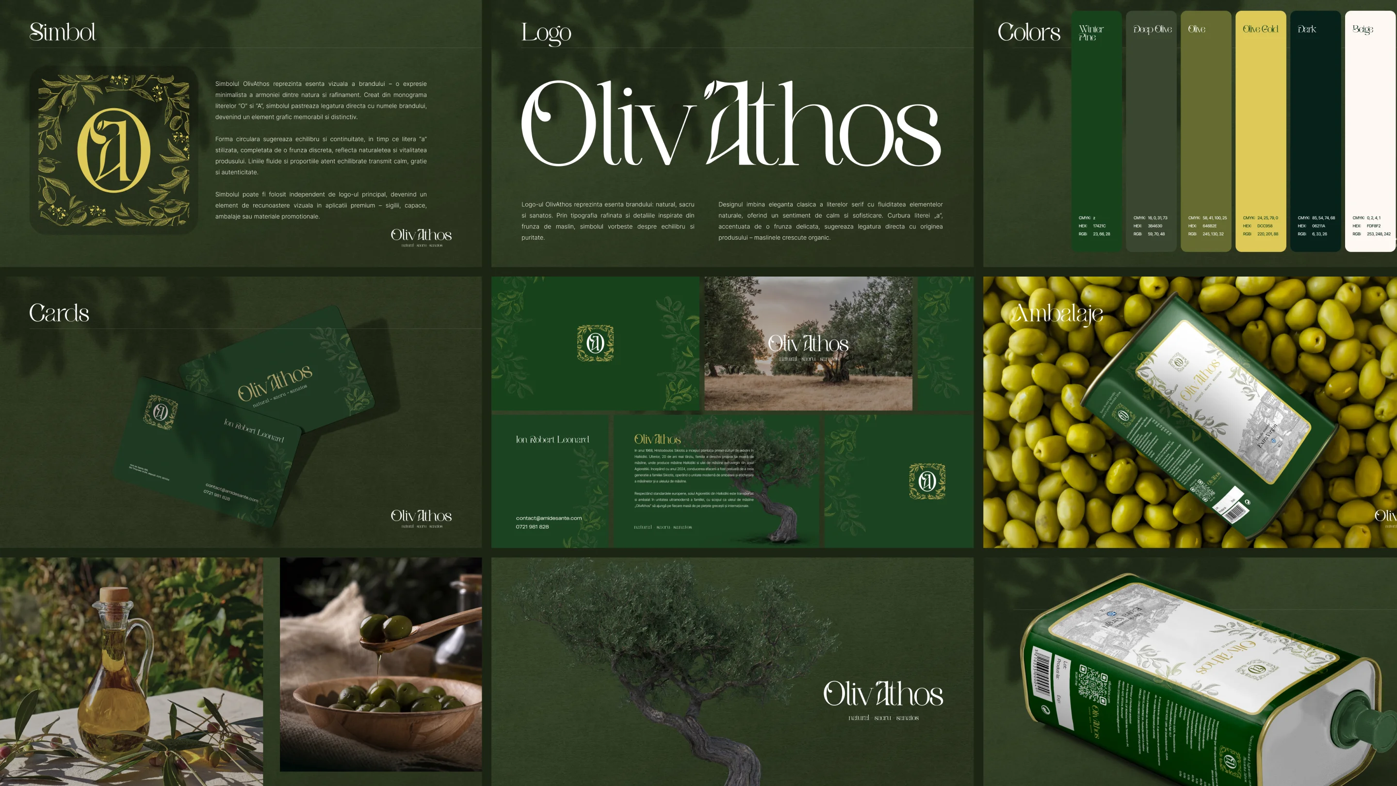 OlivAthos branding Creatif