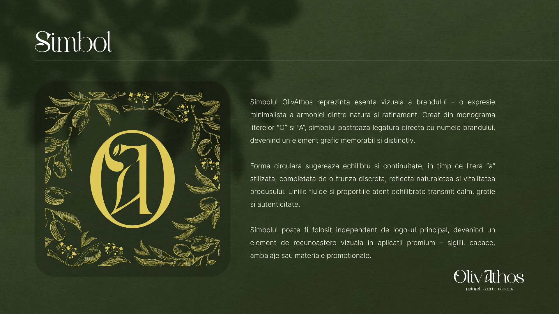 OlivAthos icon design