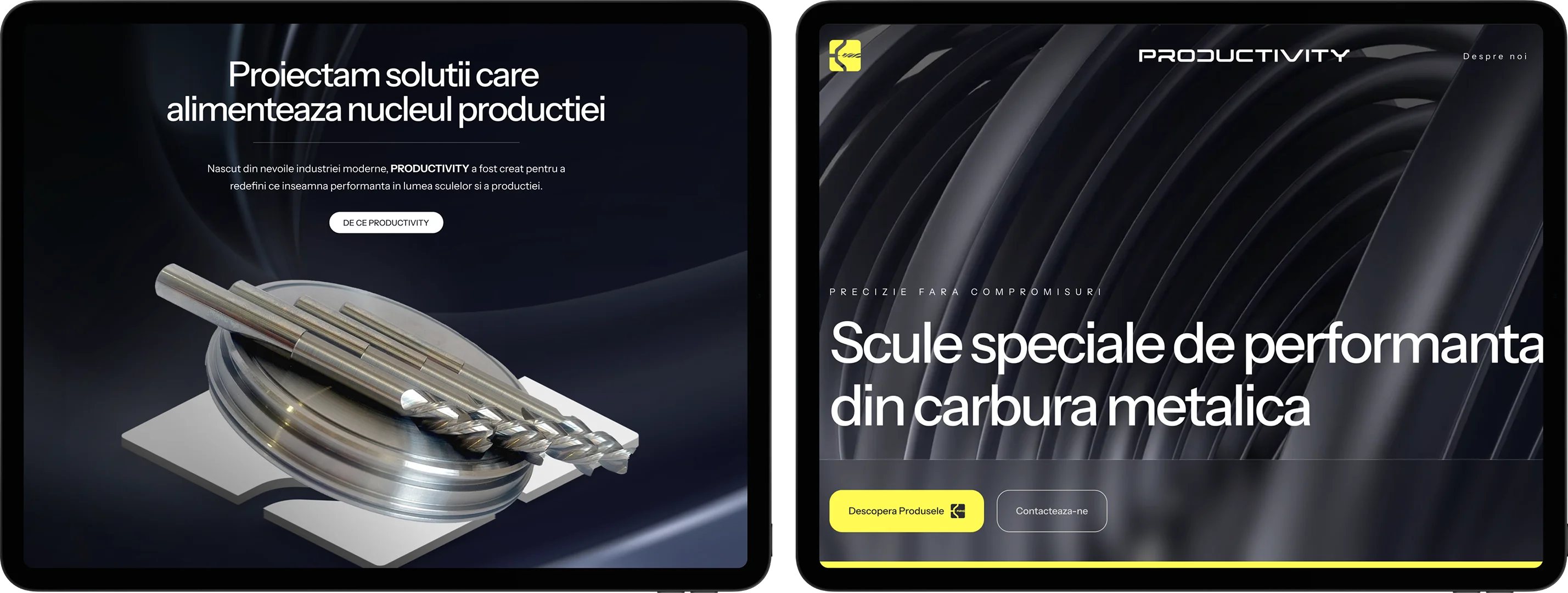 industrial web design