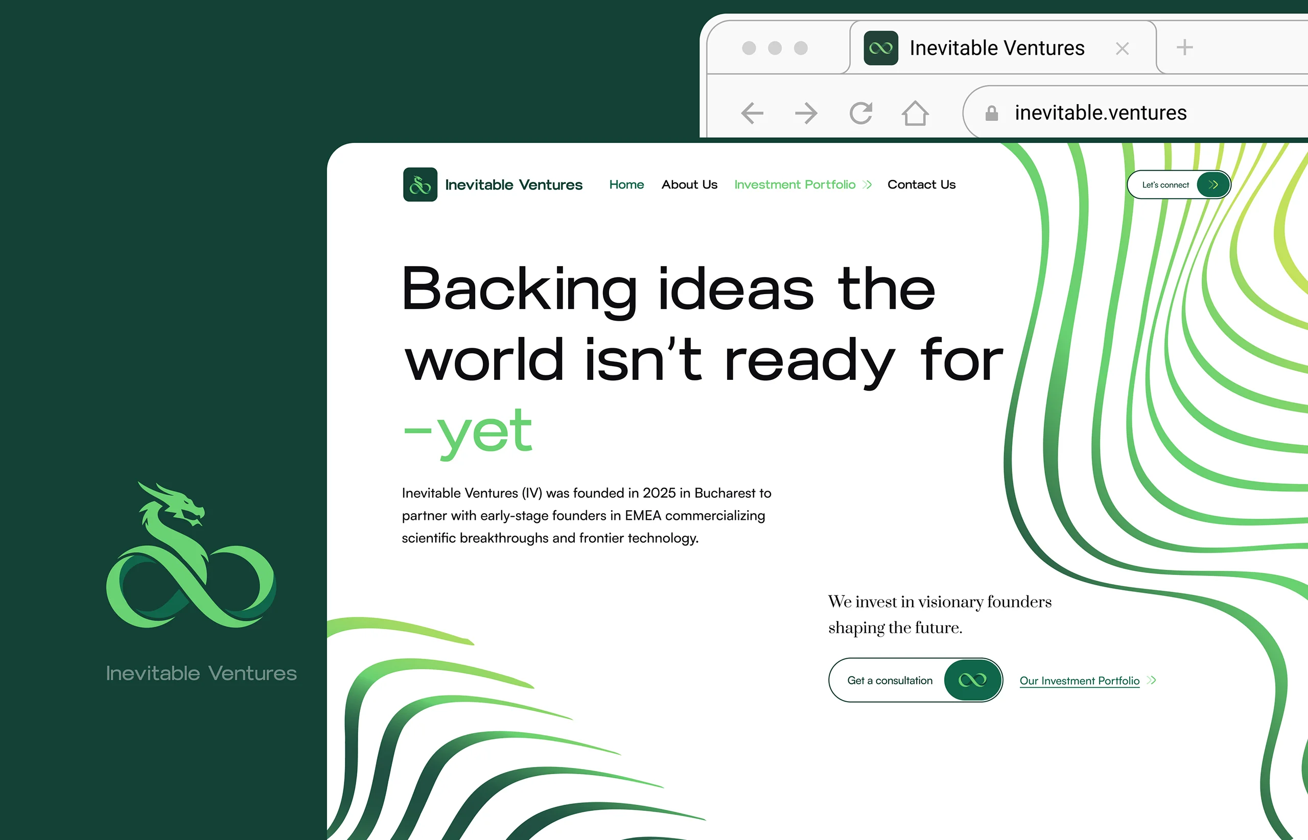 inevitable ventures web design