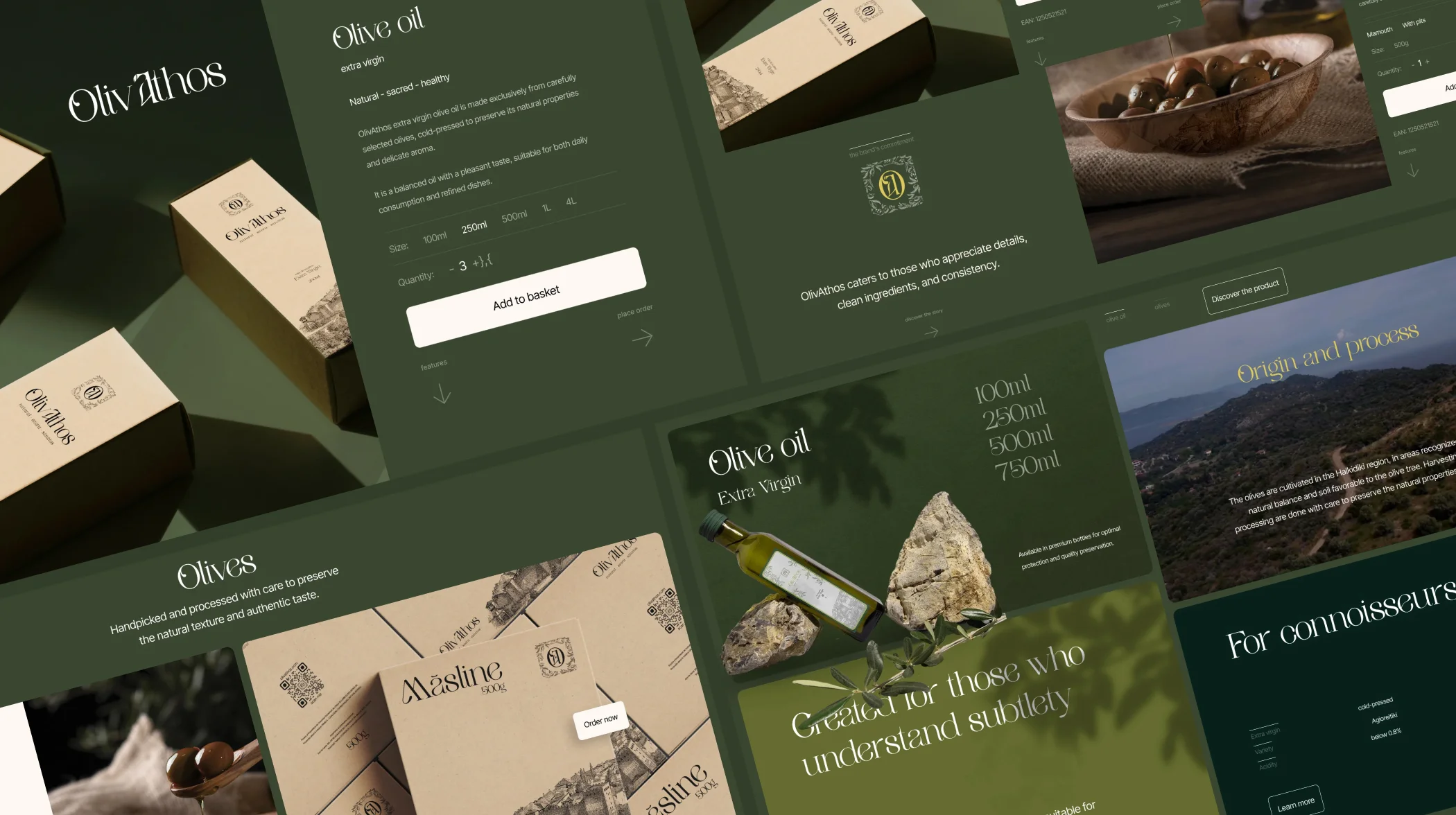 OlivAthos site design