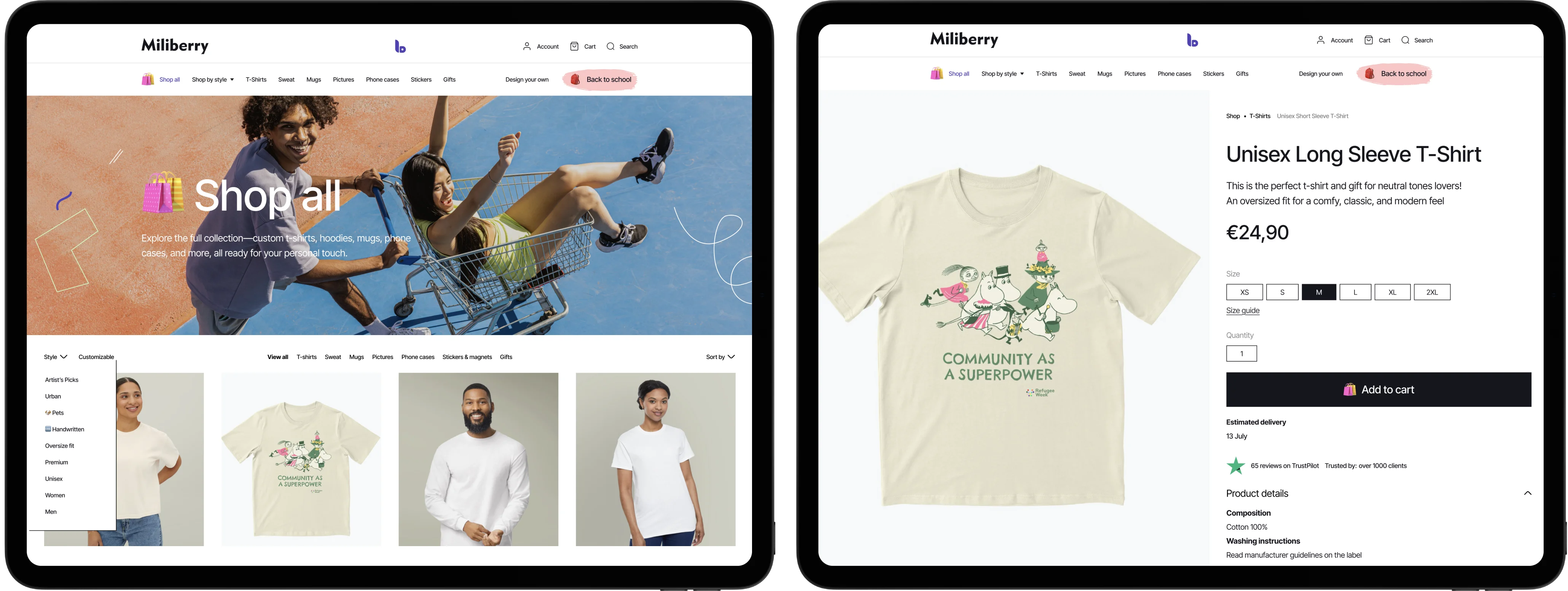 online store web design