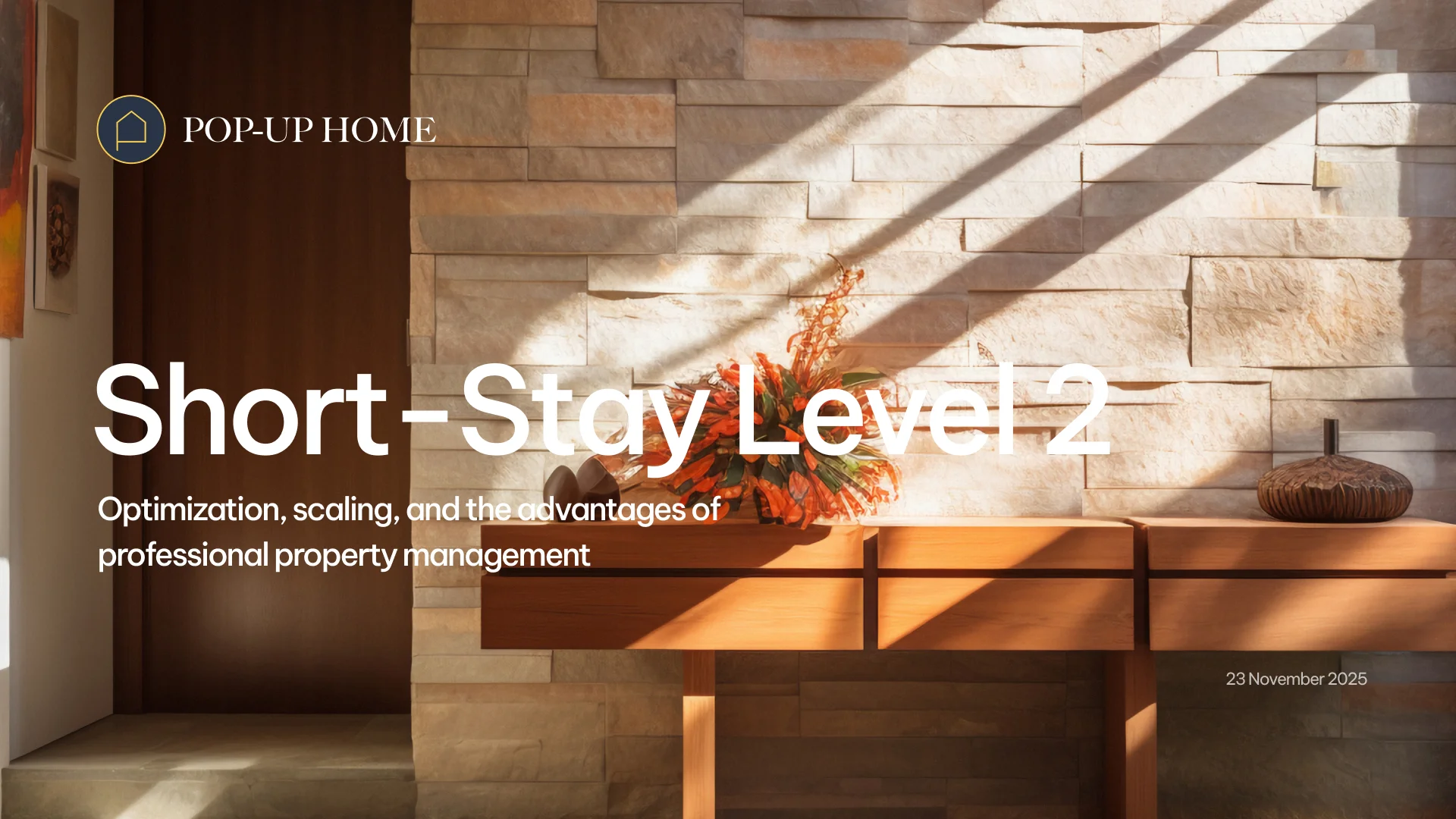 short stay brand design