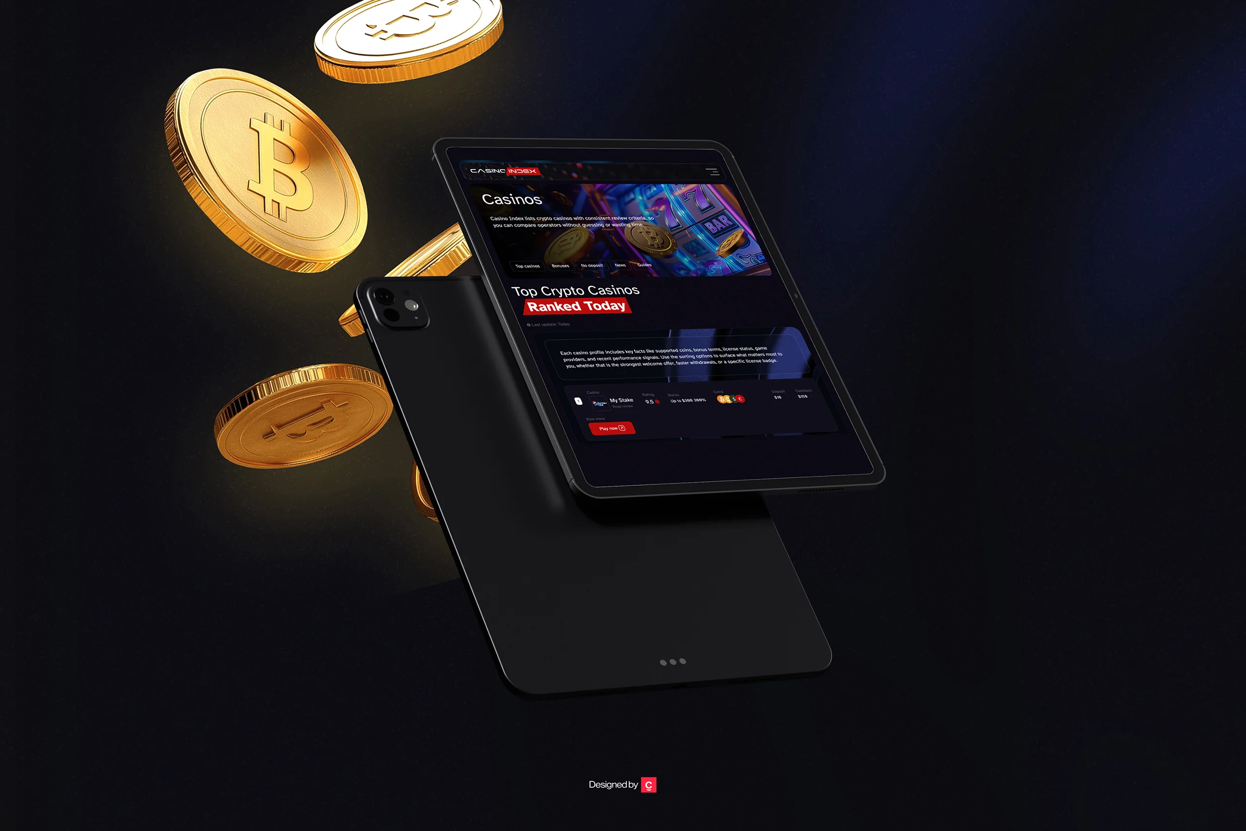 Trending casinos, designed by Creatif