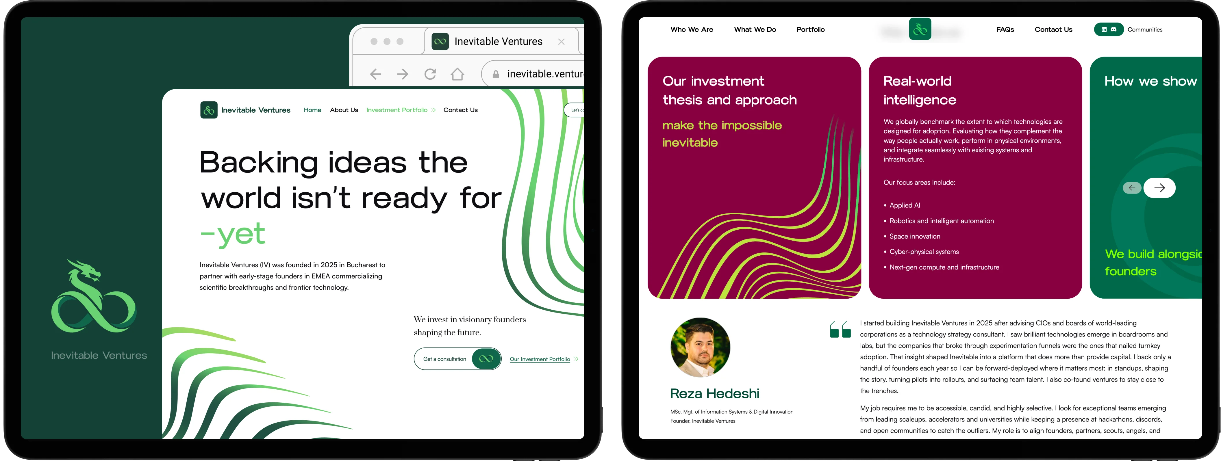 venture capital web design