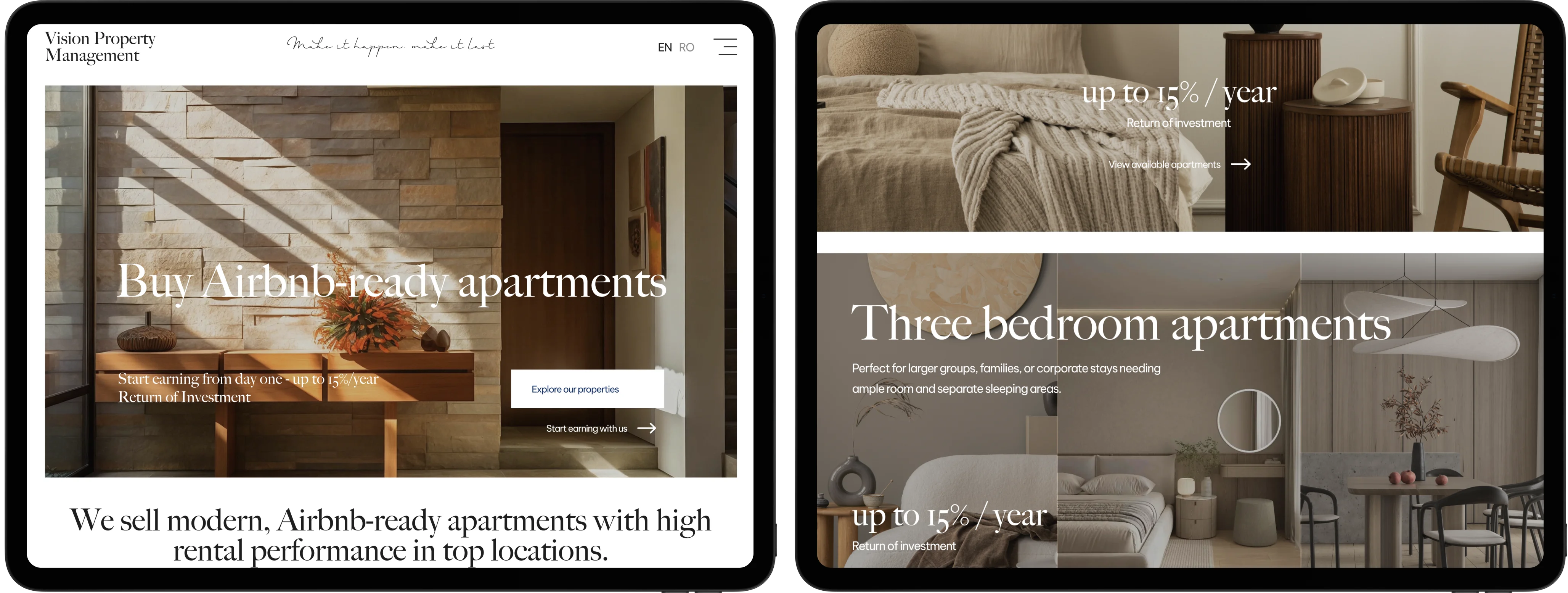 property management web design