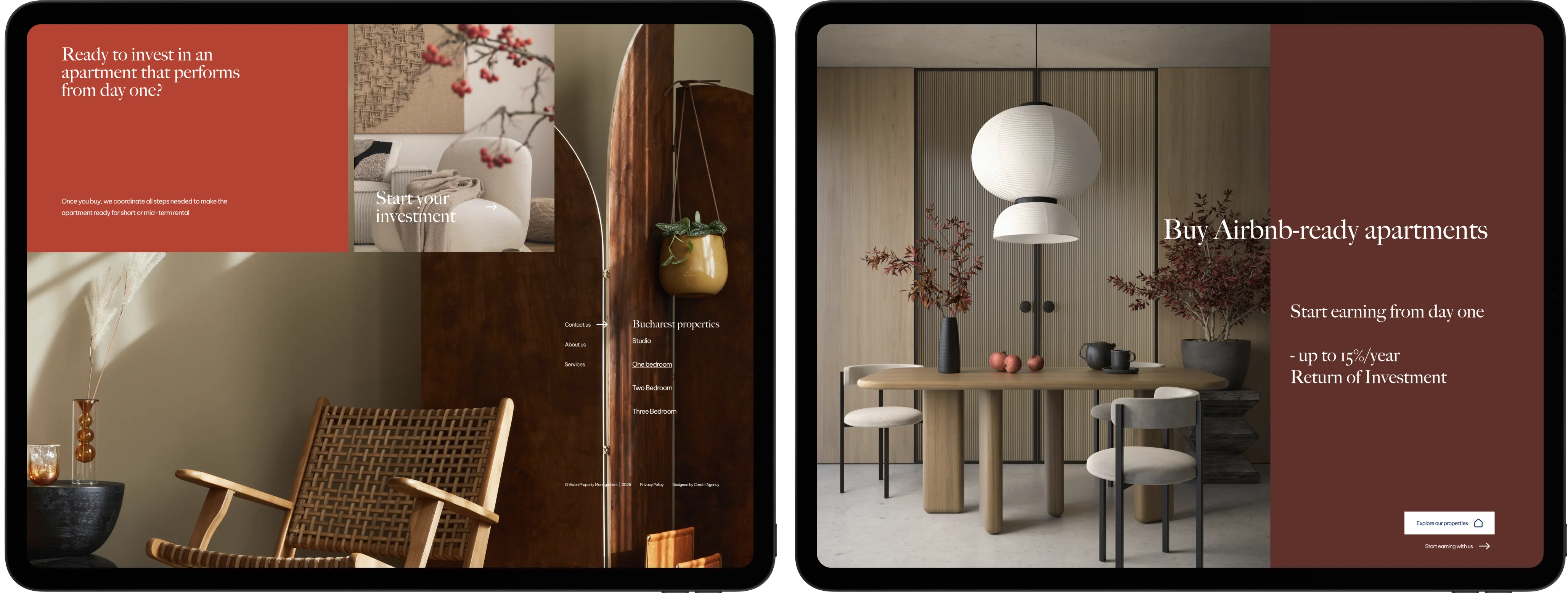 vision property management website design