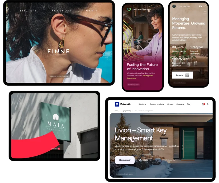 web design branding Creatif Agency