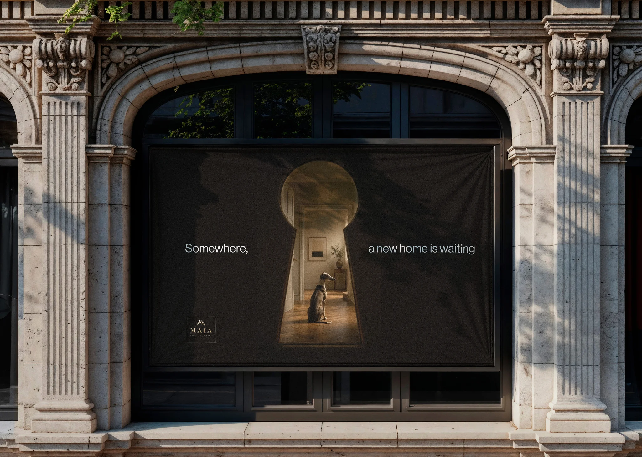 Somewhere, a house is waiting for you - branding for Maia Imobiliare