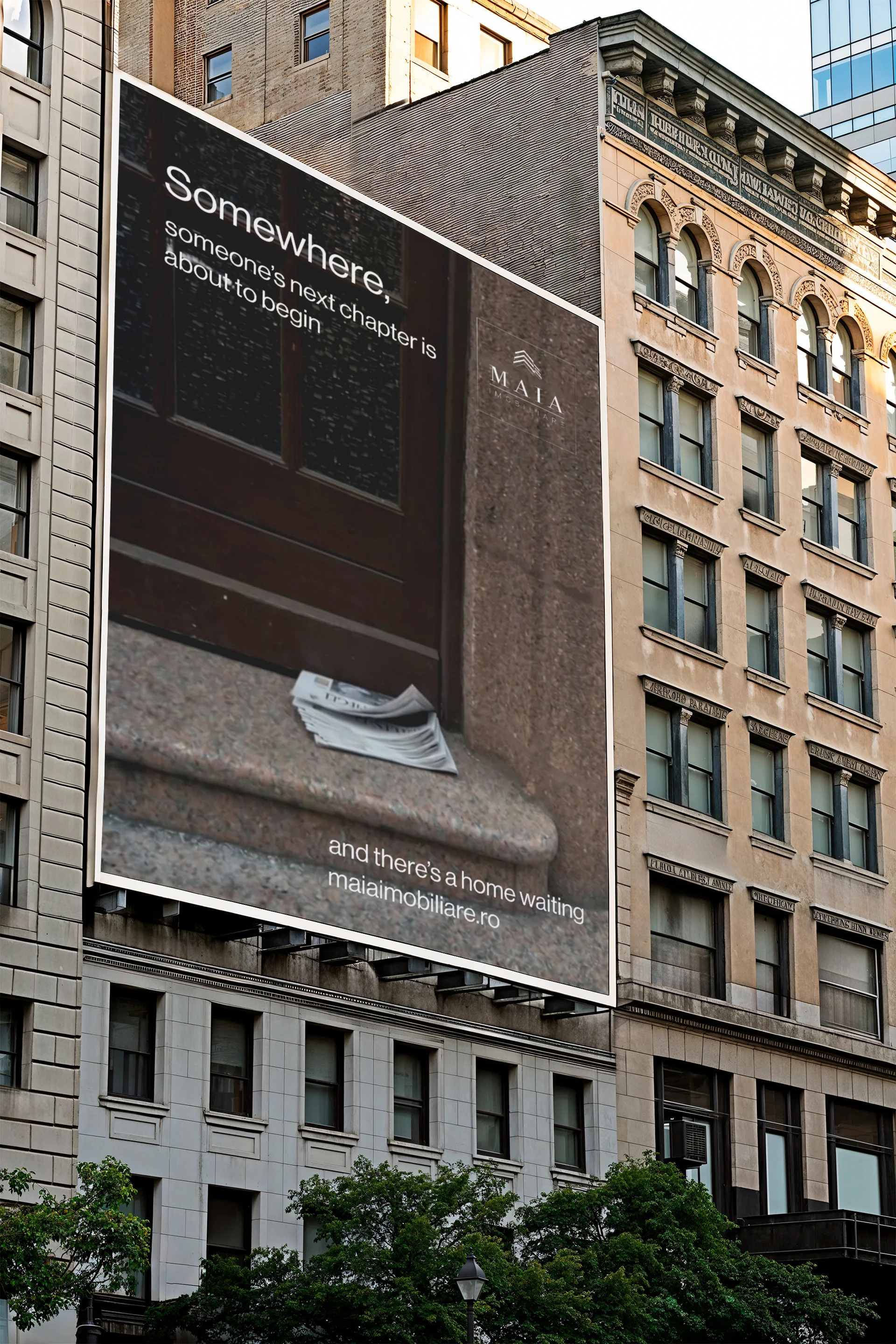The doorstep - Creatif Agency campaign for Maia Imobiliare